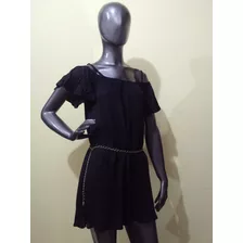 Vestido St Marie Rayon Fibrana Hombros Descubiertos