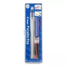 Pluma Caligrafica Pilot Parallel Pen 6,0 X Unidad Color De La Tinta Carga Color Del Exterior Azul