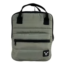 Mochila Urbana Moose Petit Parka Verde Con Porta Laptop Color Verde Musgo