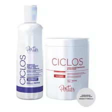 Máscara Capilar Btox Ciclos+shampoo Anti-resíduo Portier