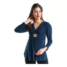 Blusa De Maternidad Blusa Para Embarazo Elegante - 5004cin