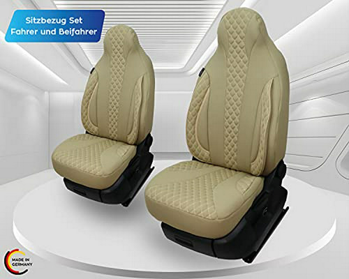 Funda Asiento Piloto Motorhome Hymer Ducato Beige X2 Foto 3