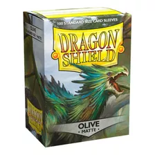 Sleeve Dragon Shield Matte Standard - Olive (100un)