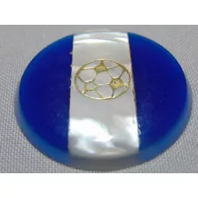 Cod 533 Botão Antigo 3.8 Cm Bola De Ouro Argentina Bertisa 