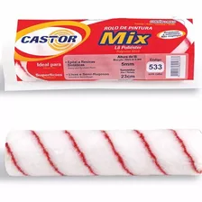 Rolo Castor De La Mix P/epoxi 23 Cm 533 - 1 Cx. C/12 Peças