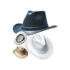 Casco De Estilo Vaquero, Blanco