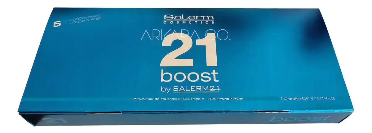 Salerm 21 Boost Caja De 8 Ampollas Reparación Intensiva