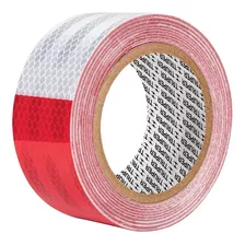 Cinta Reflejante De Pvc 2 X 45 M, Truper 101683 Color Bicolor