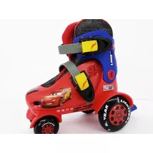 Patines Cars Niños 4 A 8 Años Ajustables Disney T16 A T19