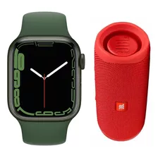 Kit Apple Watch Series 7 (gps, 41mm) + Cx De Som Jbl Flip 5