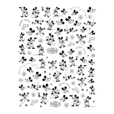 Stickers Para Uñas Mickey Minnie Mouse Nails Calcomanias