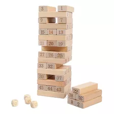 Jenga Juego De Mesa Niños Juguete Diversion 48 Pcs Madera