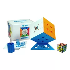 Cubo Rubik 3x3 Moyu Rs3 Magnetico Stickerless 3x3x3