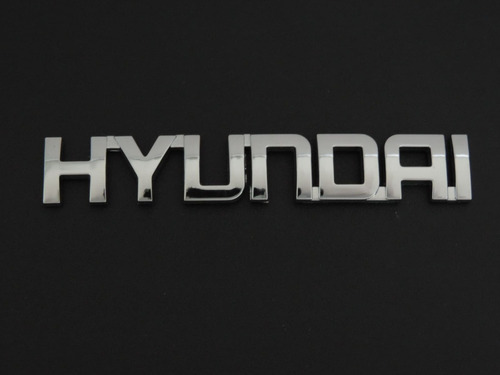 Emblema Hyundai Cromo Para Getz, Tiburn Foto 3