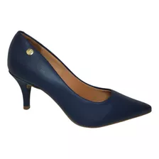 Scarpin Sapato Vizzano Feminino Salto Baixo Fino Macio