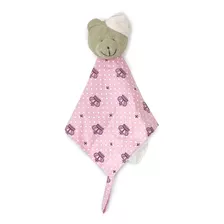 Naninha E Pelúcia Buddy's Anytime P/bebê Ursa Rosa Maxibaby Cor Estampado