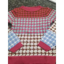 Blusa De Frio Feminina Pied Pule Tricomoda Colorida Inverno 