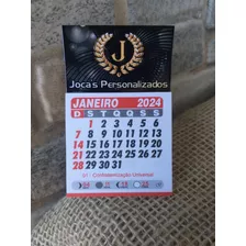 50 Mini Calendario Ima Geladeira 2022 Personalizado/brindes