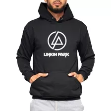 Blusa De Frio Linkin Park Banda Moletom Canguru De Frio