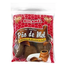 Kit C/ 12 Pão De Mel Coberto Com Chocolate Ao Leite 160g