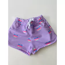 Short Con Cordón Corazones