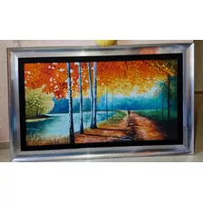 Hermoso Cuatro De Pintura 60x 37