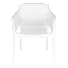 Cadeira De Jantar Tramontina Gabriela, Estrutura De Cor Branco, 1 Unidade