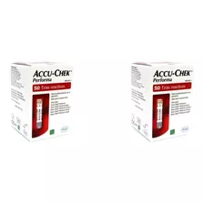 Tiras Reactivas Accu Chek Performa 2 Cajas X 50 (100 Tiras)