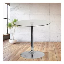 Flash Furniture Mesa Redonda De Cristal De 31.5 PuLG