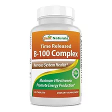 Best Naturals B-100 Complex 120 Tablets (tiempo De Lanzamien