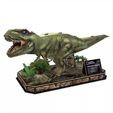 Puzzle 3d Armable Tiranosaurio Rex 52 Piezas Nat Geo