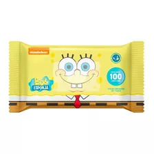 Toalha Umedecido Personagem Bob Esponja Sem Álcool