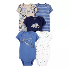 Set De 5 Bodys *wild* Carters 1n716210d