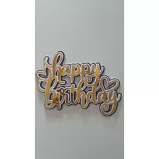 Cake Topper Happy Birthday 