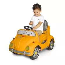 Carrinho Fusca De Passeio Com Pedal 1300 Fouks Calesita Cor Amarelo