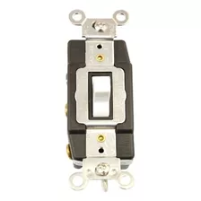 Leviton 1282-w 15-amp, 120/277-voltios, Palanca De Doble Tir