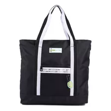 Bolso Skora Shopper Bs As Ultra Negro Bolsillo Mesh Y Llaver