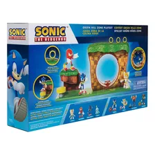 Cenario E Personagem Sonic Green Hill Zone Playset