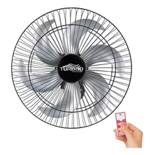 Ventilador Parede 50cm Turbão 6 Pás Oscilante C/ Controle