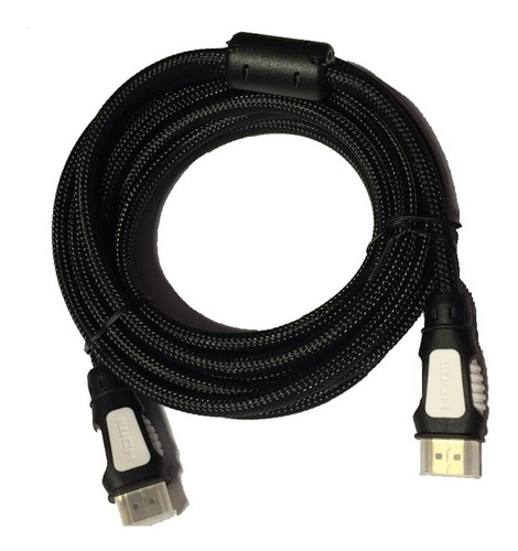 Cable Hdmi 4k 3 Metros 2.0 Resistente Negro Led Oled Ps4 Pro