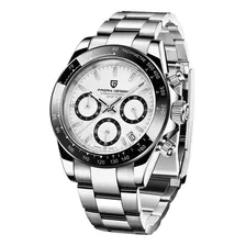 Reloj De Negocios Blanco Pagani Vk63 Para Hombre