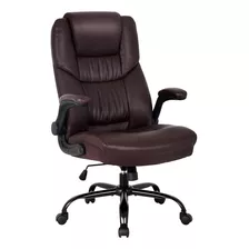 Silla De Oficina Ergonómica Pu Silla De Escritorio De Cuero 