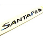 Emblema Logo Santa Fe De Hyundai Color Plata Hyundai Santa Fe