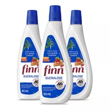 Kit Com 3 Finn Sucralose Líquido 65ml