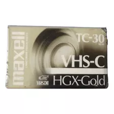 Videocassette Maxell Vhs-c Tc-30 / Hgx-gold