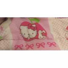 Acolchado Hello Kitty 1 Plaza Niña