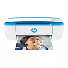 Impressora A Cor Multifuncional Hp Deskjet Ink Advantage 3776 Com Wifi Branca E Azul 100v/240v