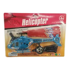 Helicoptero Volador Con Lanzador Avion Zoom Juguete Niños Color Multicolor