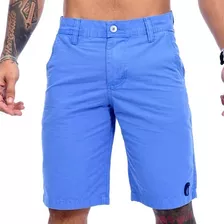 Kit C/2 Bermudas Coloridas Masculina Sarja Atacado