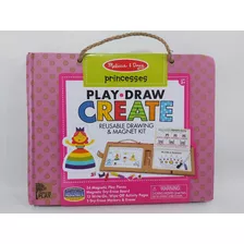 Set Melissa & Doug Princesses Play Draw Create